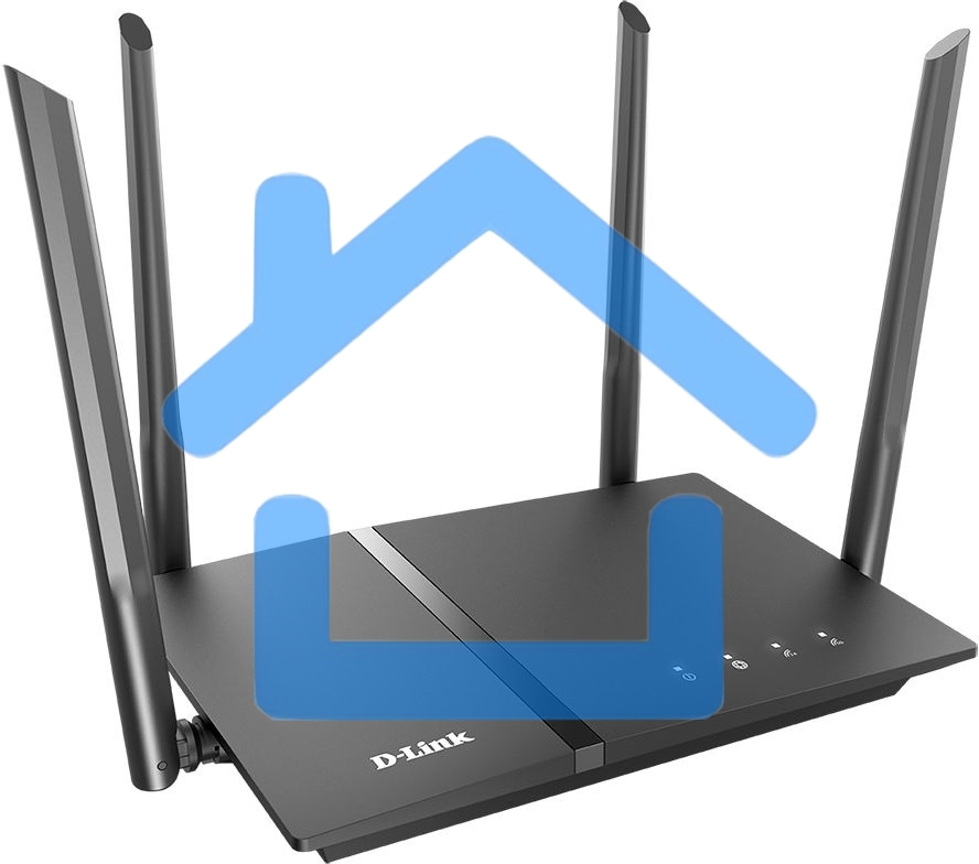 Роутер D-Link DIR-1260/RU/R1A, Wireless AC1200 2x2 MU-MIMO Dual-band Gigabit Router with 1 10/100/1000Base-T WAN port, 4 10/100/1000Base-T LAN ports and 1 USB port.802.11b/g/n/ac compatible, up to 300 Mbps