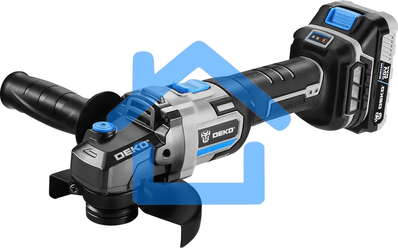 Углошлифовальная машина Deko DKAG20 9000об/мин рез.шпин.:M14 d=125мм