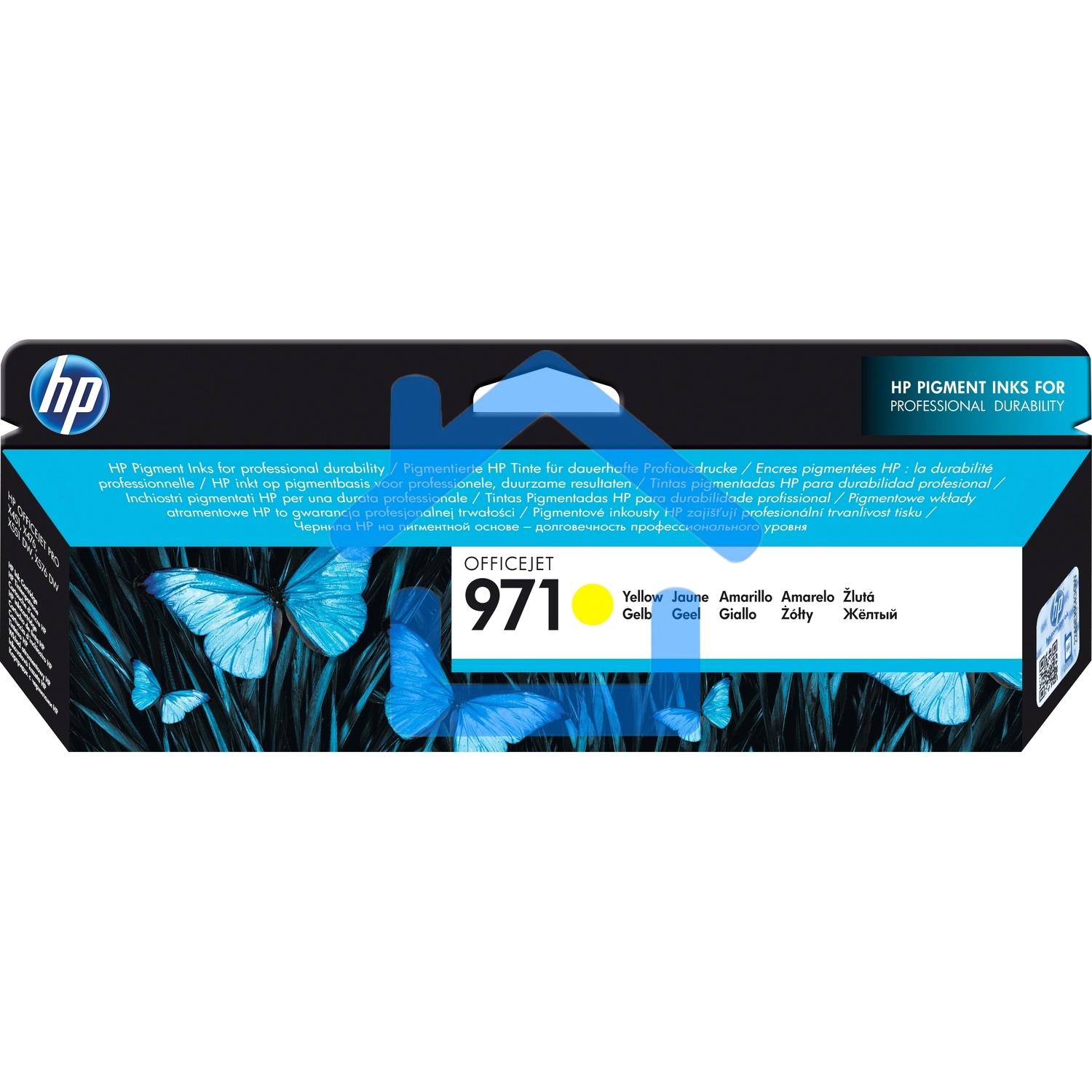 Картридж струйный HP 971 CN624AE желтый для HP OJ Pro X476dw/X576dw/X451dw/X551dw (2500стр.)