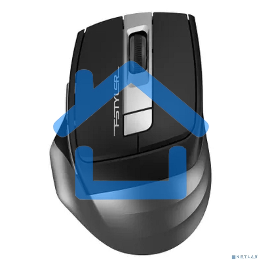 Мышь беспроводная A4Tech Fstyler FG35 серый/черный, 2000 dpi, радиоканал, USB, кнопки - 6
