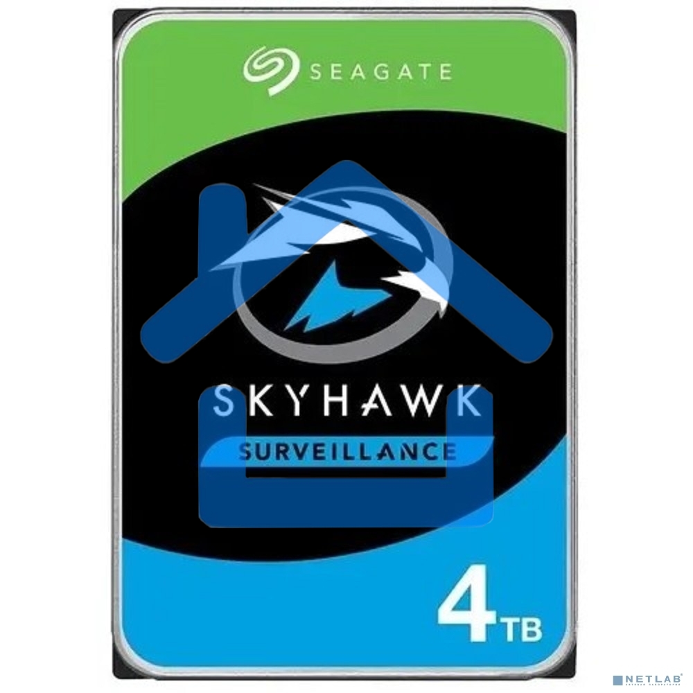 Жесткий диск Seagate 4Tb Skyhawk (ST4000VX016) OEM Serial ATA III, 5400 rpm, 256mb, для видеонаблюдения