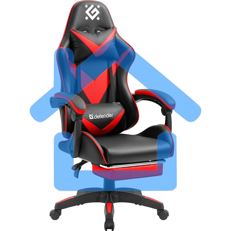 Кресло игровое Defender MINION BLACK/RED