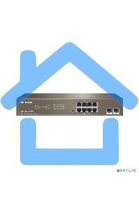 Коммутатор IP-COM G3310P-8-150W PoE с облачным управлением 8GE+2SFP