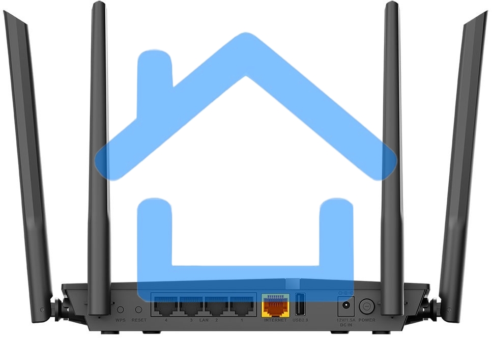 Роутер D-Link DIR-1260/RU/R1A, Wireless AC1200 2x2 MU-MIMO Dual-band Gigabit Router with 1 10/100/1000Base-T WAN port, 4 10/100/1000Base-T LAN ports and 1 USB port.802.11b/g/n/ac compatible, up to 300 Mbps