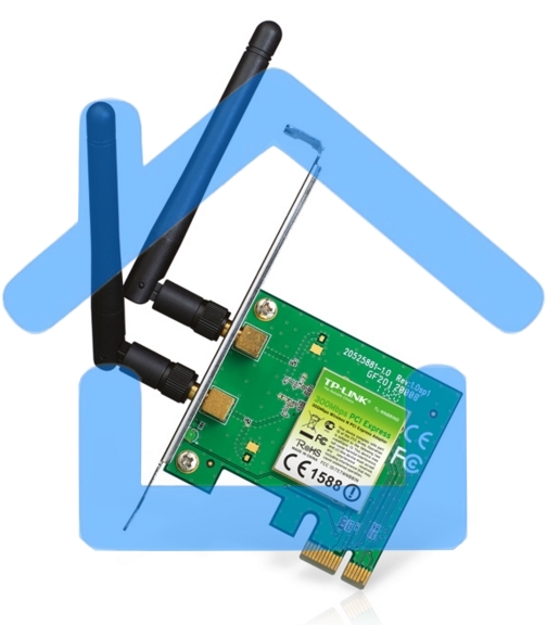 Сетевой адаптер TP-Link SOHO TL-WN881ND Адаптер 300Mbps Wireless N PCI