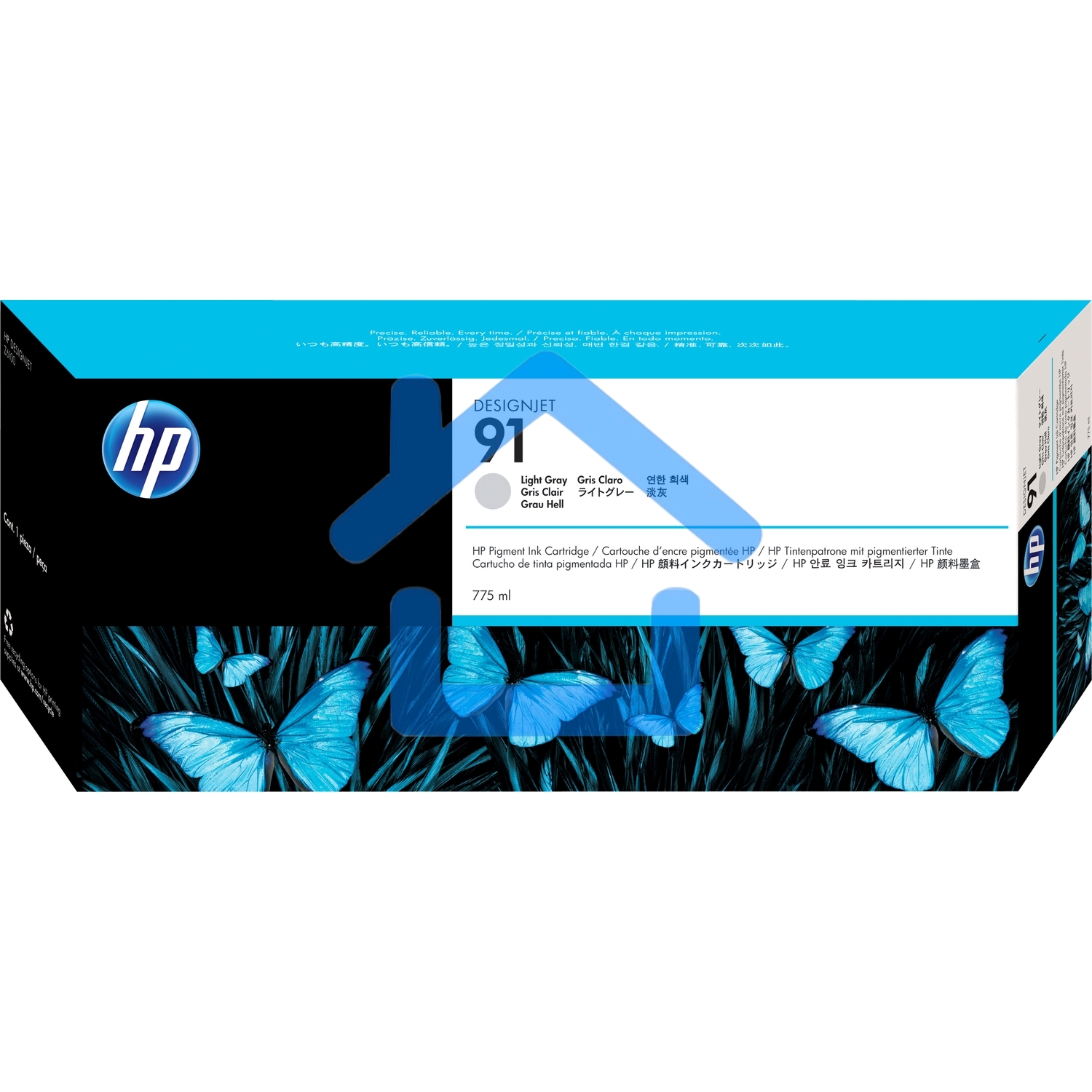 Картридж струйный HP №91 C9466A светло-серый для HP DJ Z6100 (775мл)