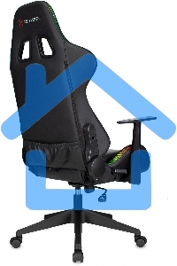 Кресло игровое Zombie GAME RGB черный эко.кожа/ткань крестов. пластик