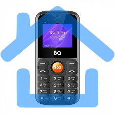 Мобильный телефон BQ 1853 Life черный/красный