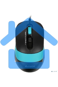 Комплект клавиатура + мышь A4Tech Fstyler F1010 клав:черный/синий мышь:черный/синий USB Multimedia