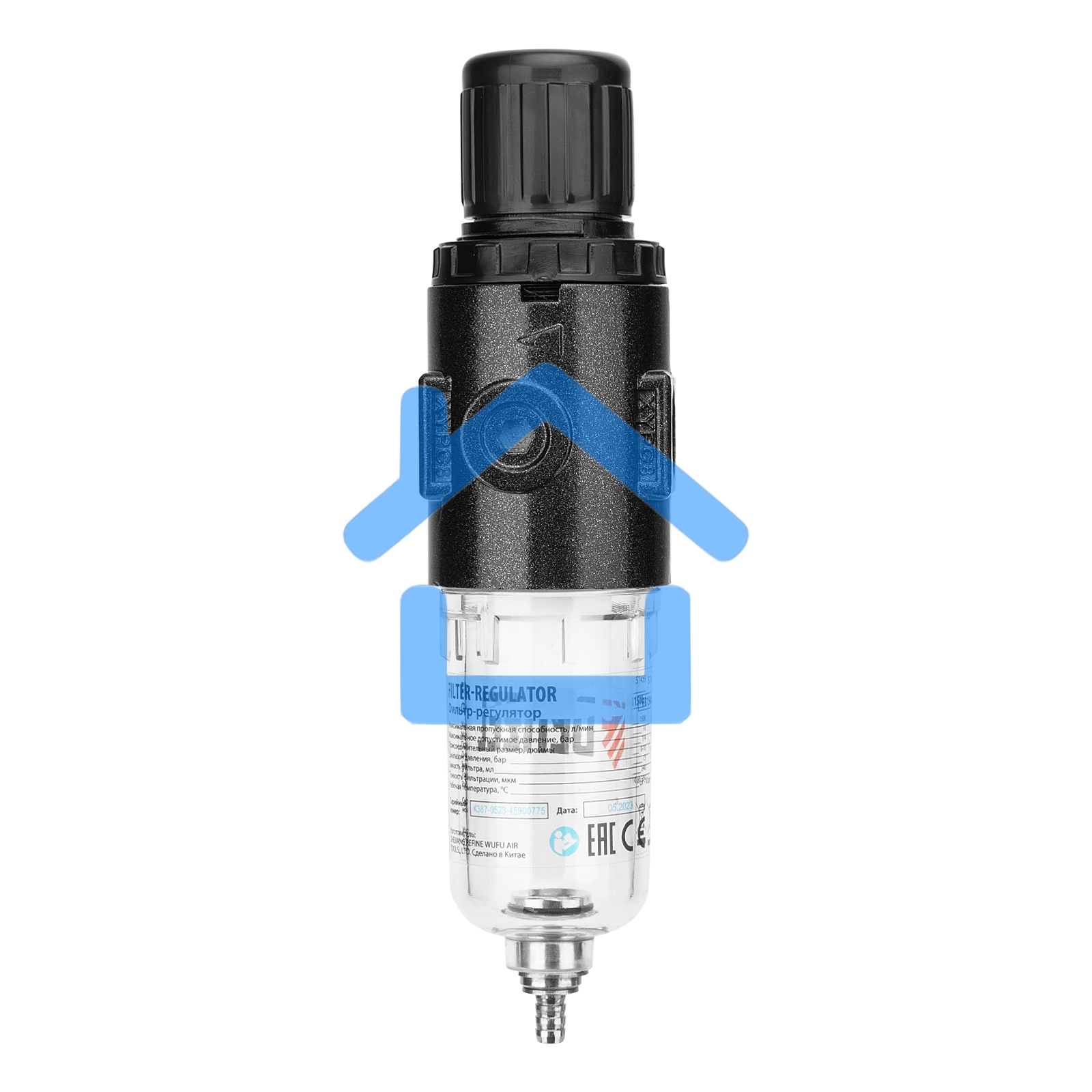 Фильтр-регулятор FR1500, 10 бар, 1500 л/мин, 1/4
