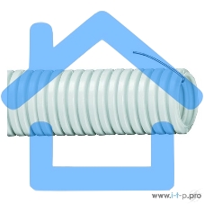 Труба гофрированная ПВХ d32мм с зондом сер. (уп.10м) ИЭК CTG20-32-K41-010I