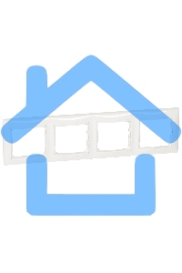 Рамка 4-м Valena горизонт. бел.