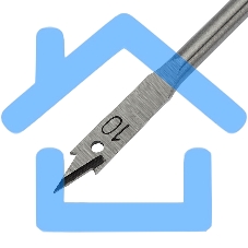 Сверло перовое по дереву 10 мм (шестигранный хвостовик) Kranz