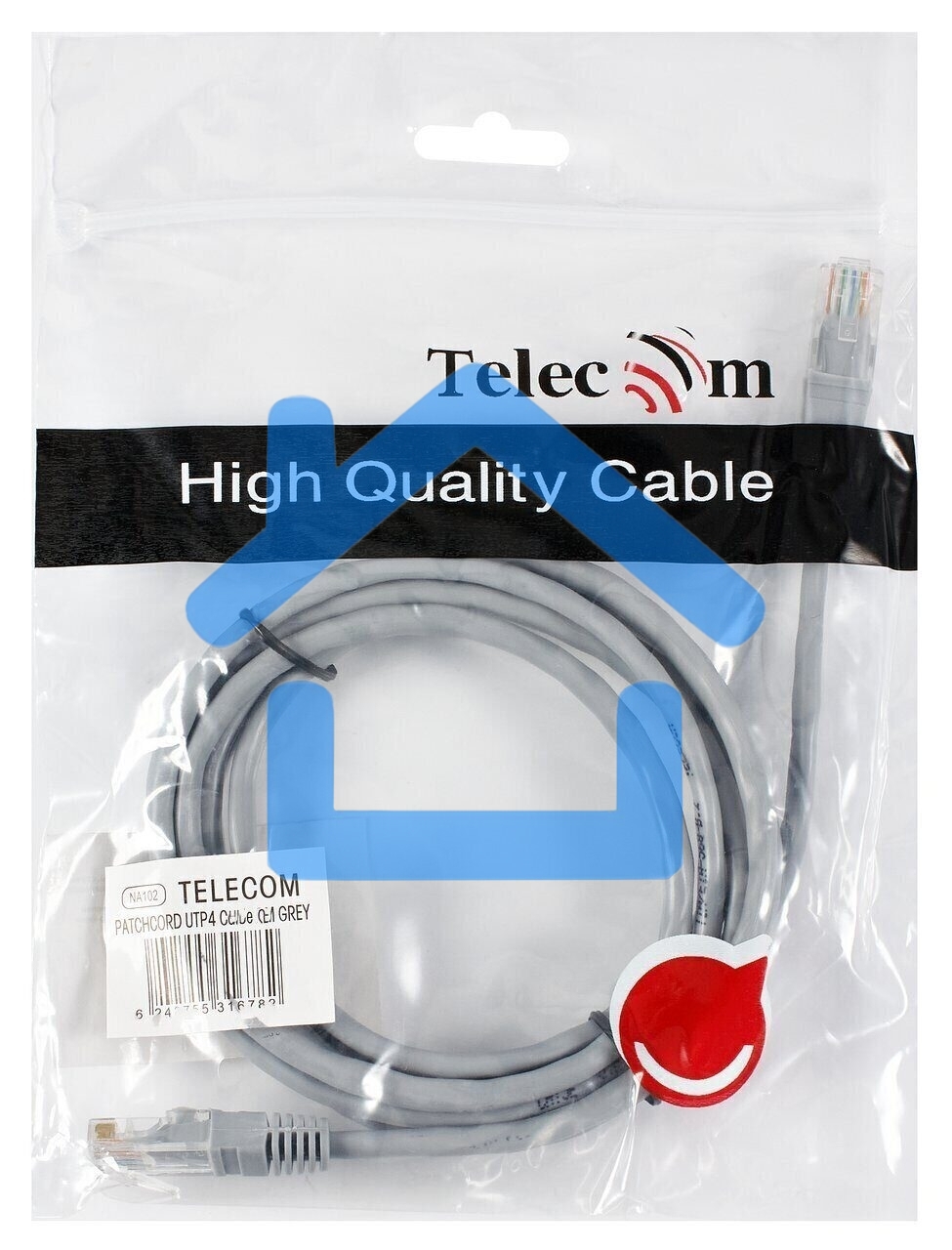 Патч-корд 1.0м, FTP Cat. 5E, Telecom NA102-FTP-C5E-1M