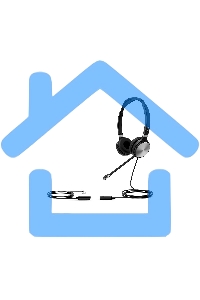 Гарнитура YEALINK YHS36 Dual Дуо, Проводная, HD звук, QD, RJ9, шт