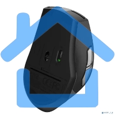 Мышь беспроводная A4Tech Fstyler FG35 серый/черный, 2000 dpi, радиоканал, USB, кнопки - 6