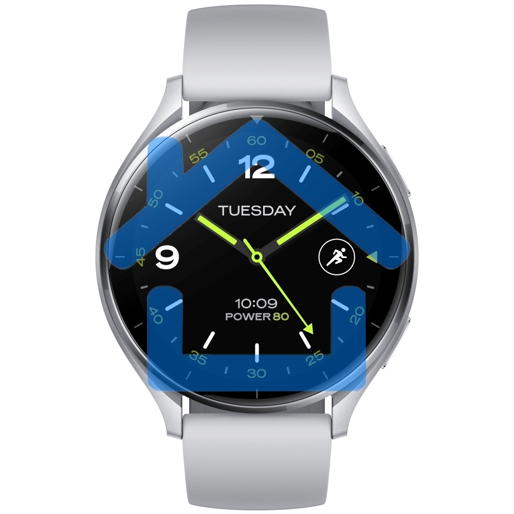 Смарт-часы Xiaomi Watch 2 Silver Case With Gray TPU Strap M2320W1