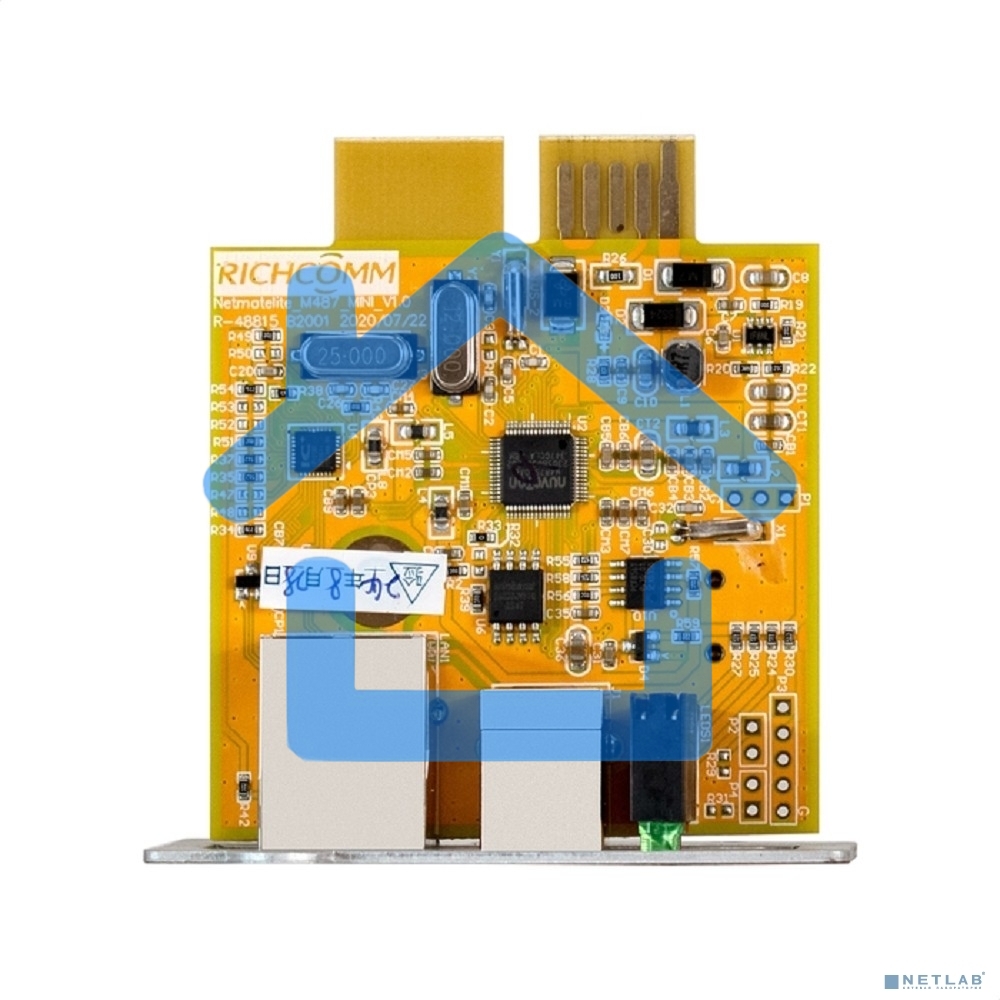 Внутренняя SNMP-карта ExeGate NetExpert 522/Richcomm NetmaitliteMini для On-line ИБП ExeGate PowerExpert (плата для удаленного управления для ИБП ExeGate серии TL, ULS, 1*10/100 Base-T Fast Ethernet(RJ45)+1*USB(B))