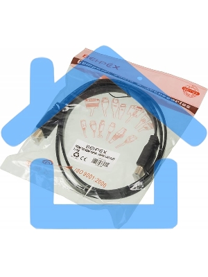 Кабель аудио-видео High Speed ver.1.4 Flat HDMI (m)/HDMI (m) 1м. позолоченные контакты черный