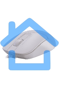 Мышь проводная A4Tech Fstyler FM12 белый, 1200 dpi, USB, кнопки - 3