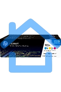 Картридж лазерный комплект HP CF373AM голубой/пурпурный/желтый для CLJ CP1215/1515 3 х 1400стр.