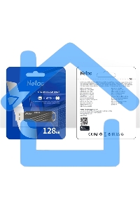 Флешка USB Netac US11 128 Gb USB 3.0+TypeC Dual Flash