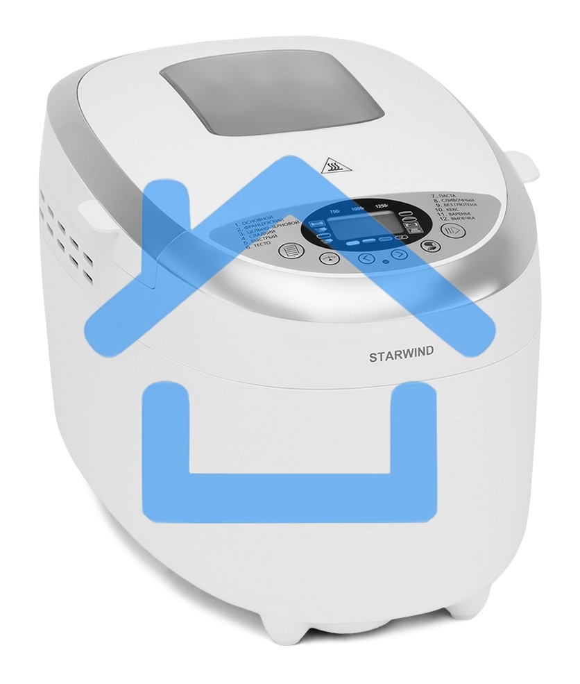 Хлебопечь Starwind SBMM1224 850Вт белый