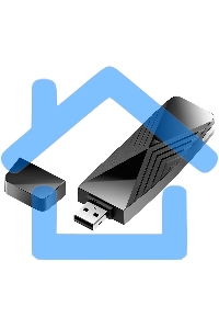 Сетевой адаптер Wi-Fi D-Link DWA-X1850 DWA-X1850/A1A AX1800 USB 3.0 (ант.внутр.)