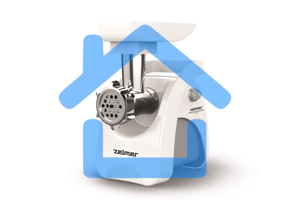 Мясорубка электрическая ZELMER ZMM9801B белый