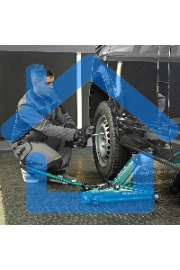 Домкрат гидравлический подкатной Сибртех 3 т, 135-400 мм