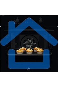 Электрический духовой шкаф Electrolux с конвекцией, приготовление на пару,объем 72 л, утапливаемые переключатели, 10 режимов, автопрограммы, очистка пиролитическая, 3 стекла в дверце, направляющие проволочные + телескопические (1 уровень), термощуп
