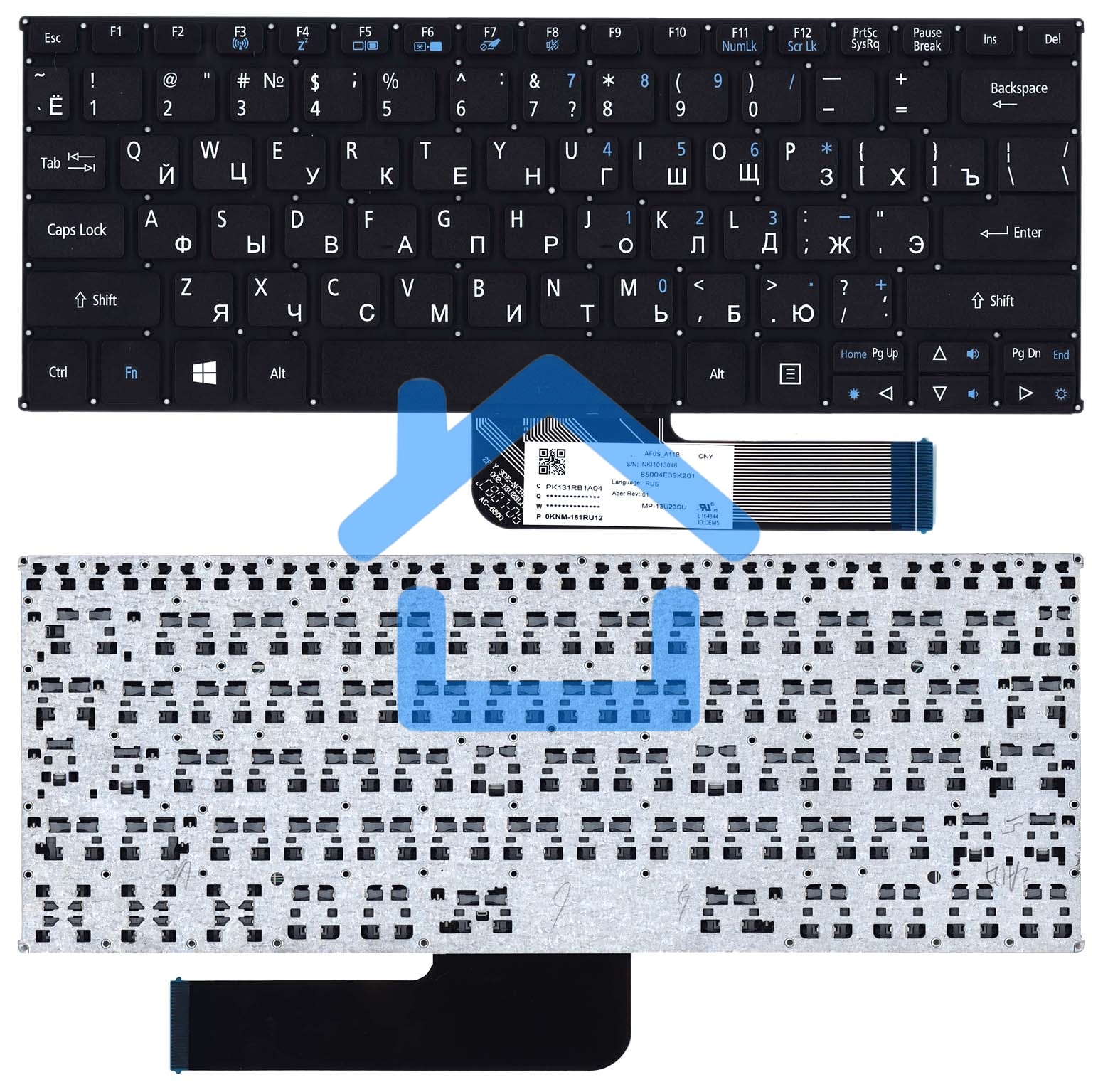 Клавиатура для ноутбука Acer Aspire Switch 10  черная