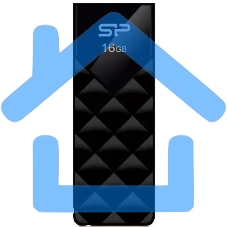 Флешка USB Silicon Power Blaze B03 16 Gb, USB3.1, черный