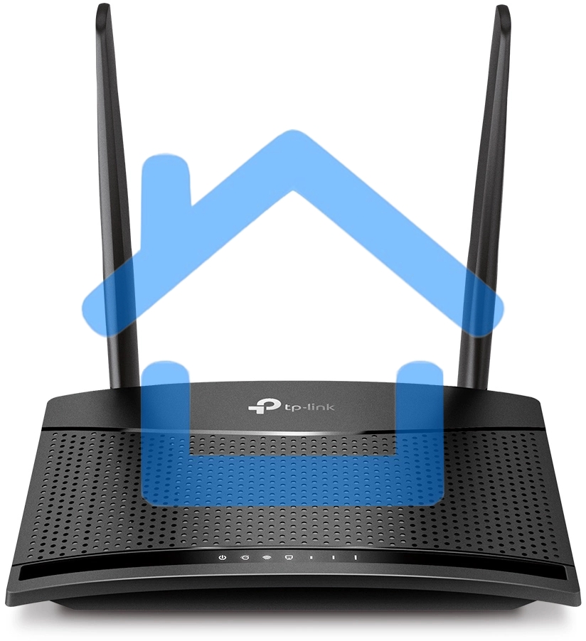 Роутер беспроводной TP-Link TL-MR100 N300 10/100BASE-TX/4G(3G) cat.4 черный