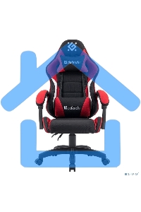 Кресло игровое Defender Sorrento черный/Красный, класс 3, ткань