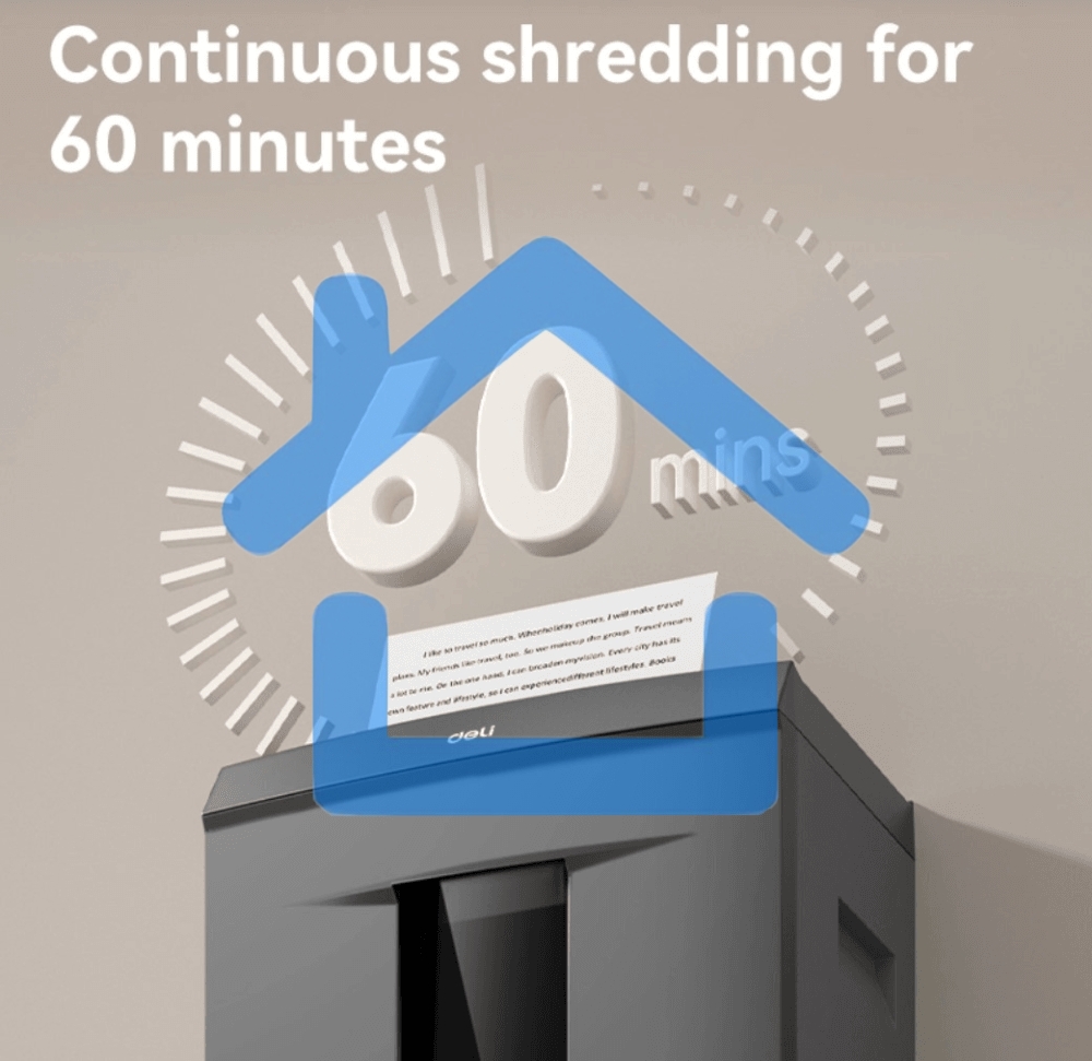 Уничтожитель бумаги (Шредер) Deli ET097