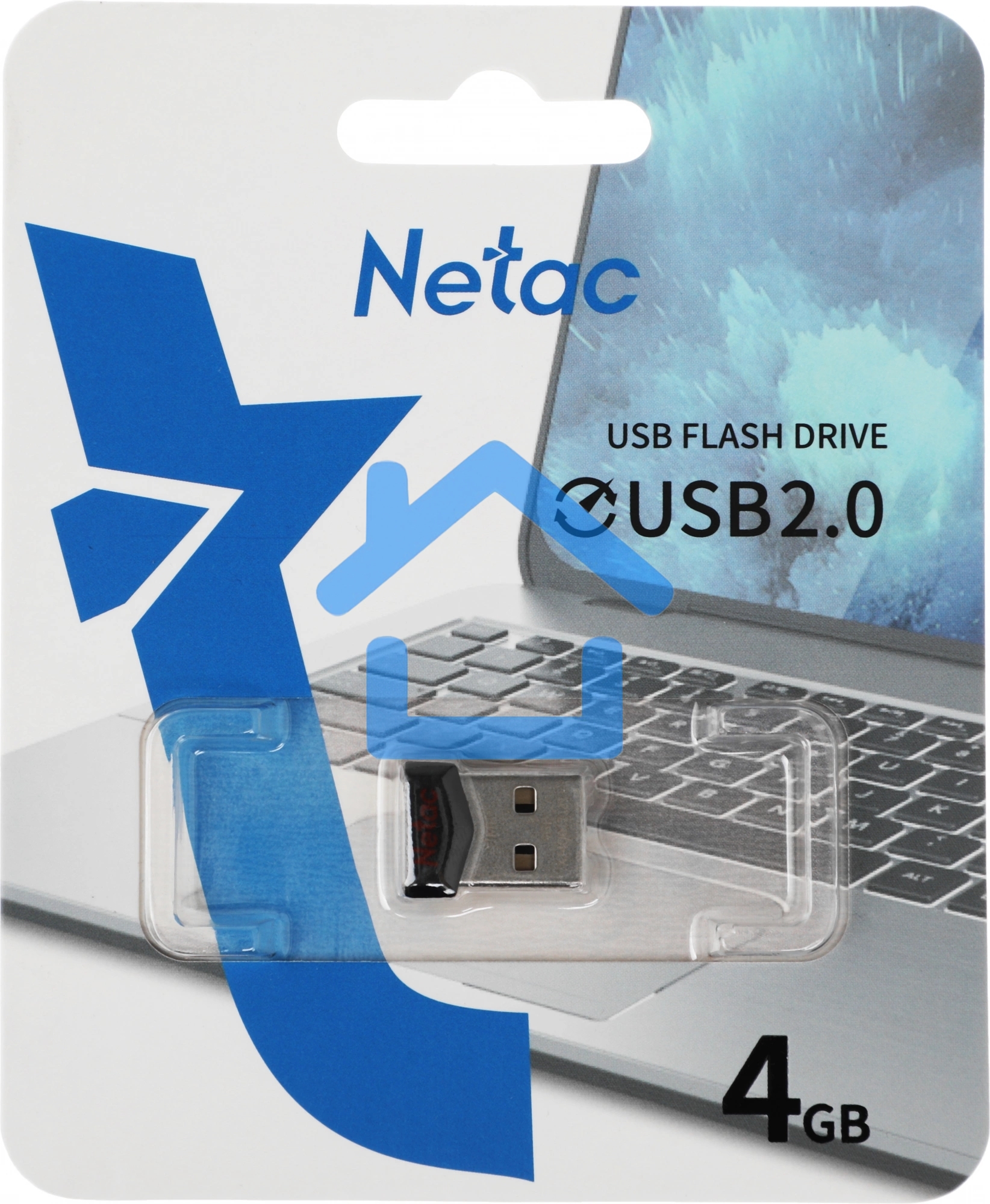 Флешка USB R/W Netac UM81 4Gb USB2.0 Ultra compact Flash Drive