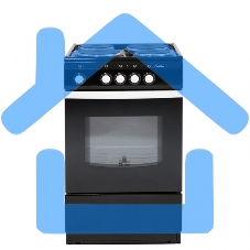 Плита электрическая De Luxe 5004.12э черный, конфорок 4 шт, духовка 46 л, 50 см x 85 см x 50 см