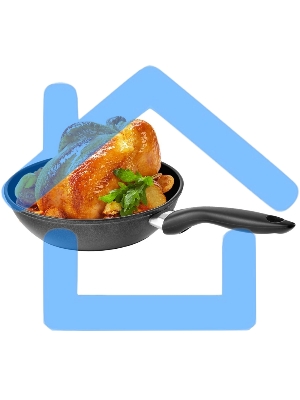 Сковорода Великие Реки Жар-22У литая универсальная 22 см