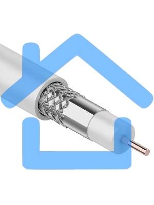 Кабель RG-6U, (48%), 75 Ом, 50м., белый 01-2205-50 PROconnect