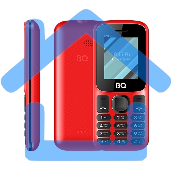 Мобильный телефон BQ 1848 Step+ черный (без СЗУ в комплекте) SC6531E