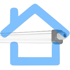 Светильник LED DAMP PROOF SLIM ДСП 36Вт 6500К 3700Лм IP65 1.2м ECO CLASS сер. LEDVANCE OSRAM 4058075169104