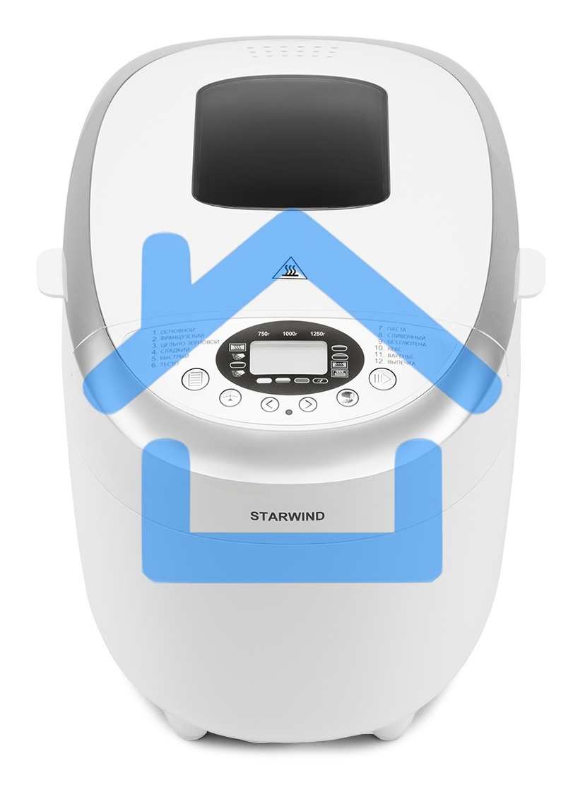 Хлебопечь Starwind SBMM1224 850Вт белый