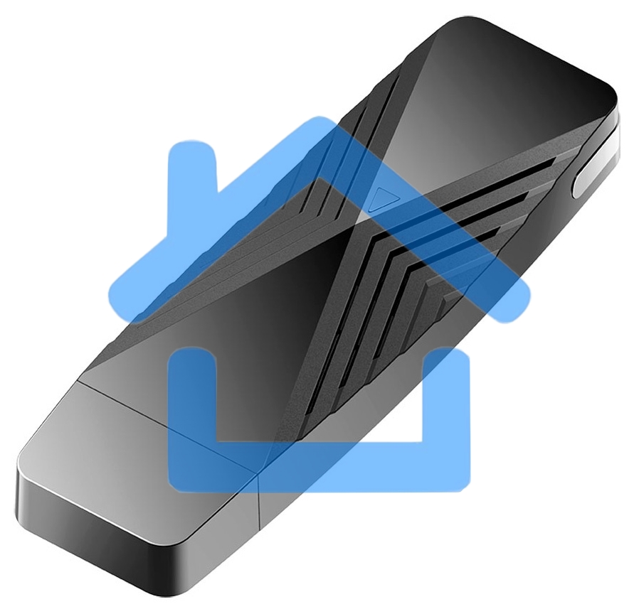Сетевой адаптер WiFi D-Link DWA-X1850 DWA-X1850/A1A AX1800 USB 3.0 (ант.внутр.)
