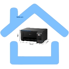 МФУ струйное Epson EcoTank L3251 (C11CJ67419/C11CJ67302/C11CJ67518), A4, цветное, печ. до 33 стр/мин. (ч/б) до 15 стр/мин. (цвет), скан. до 5 стр/мин., 5760 x 1440 dpi (печать) 1200x2400dpi (скан.), USB, Wi-Fi