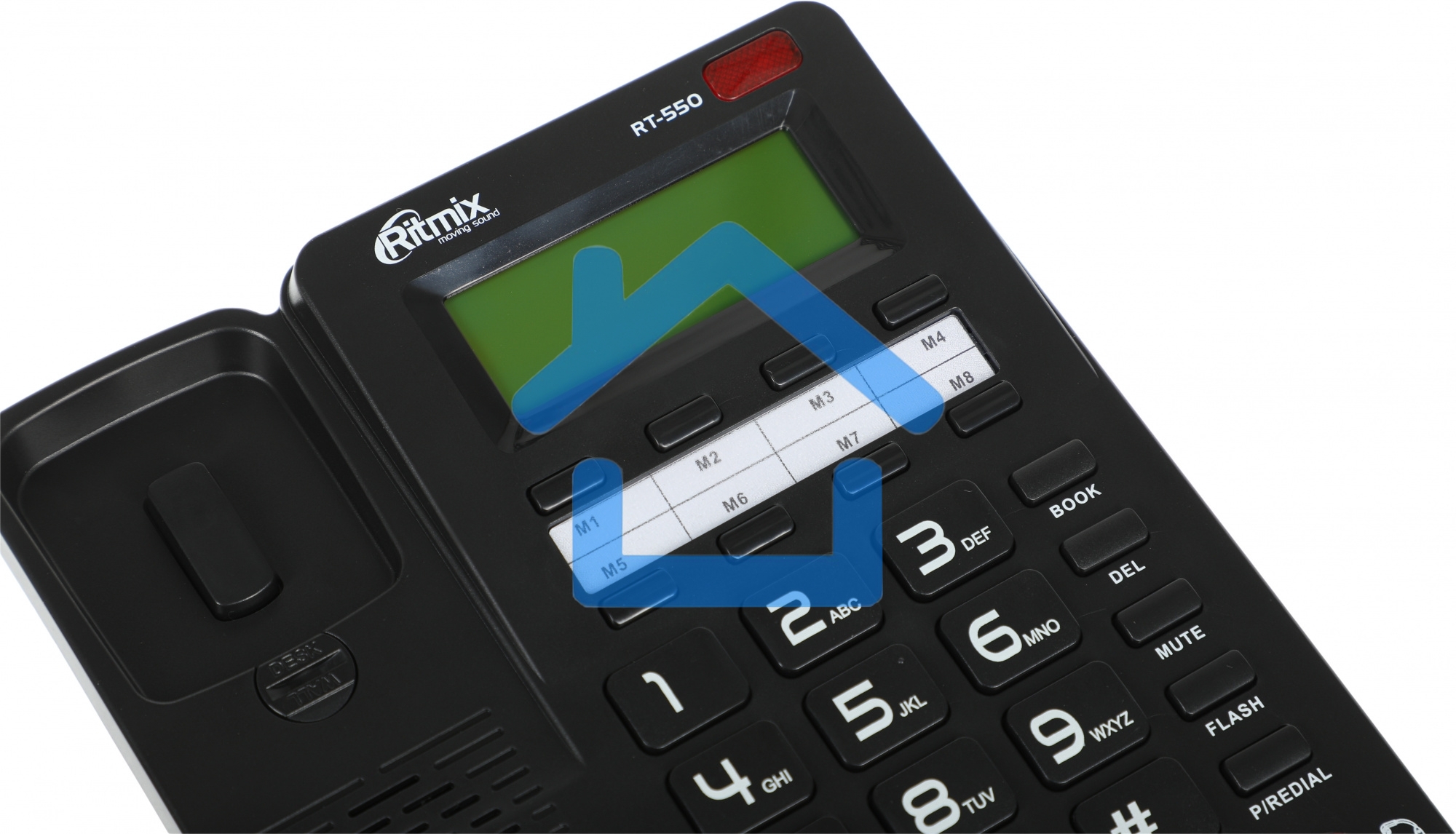 Телефон проводной Ritmix RT-550 черный