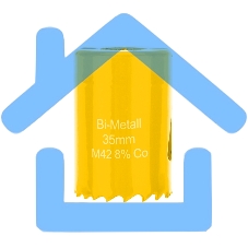 Коронка Bimetal 35 мм Kranz 