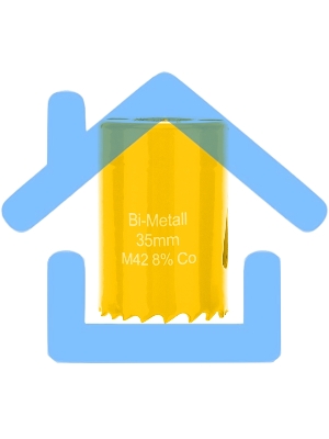 Коронка Bimetal 35 мм Kranz 