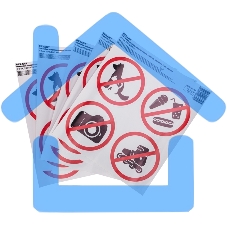 Наклейки запрещающие знаки Rexant 56-0040-10 