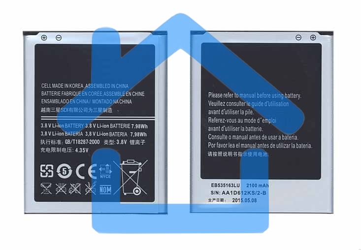 Аккумуляторная батарея EB535163LU для Samsung Galaxy Grand i9082, i9080 3.8V 7.98Wh